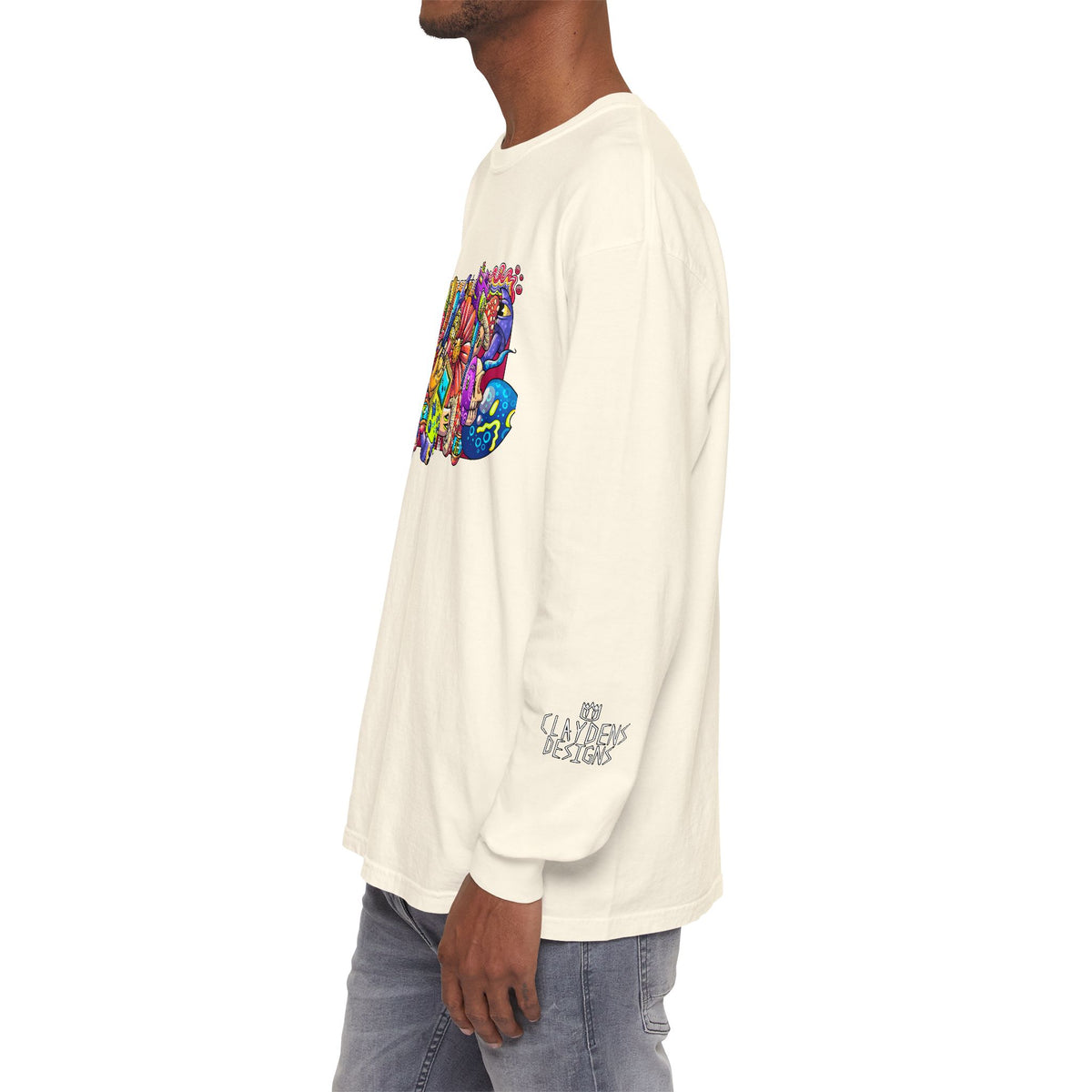 Unisex Garment-dyed Long Sleeve T-Shirt