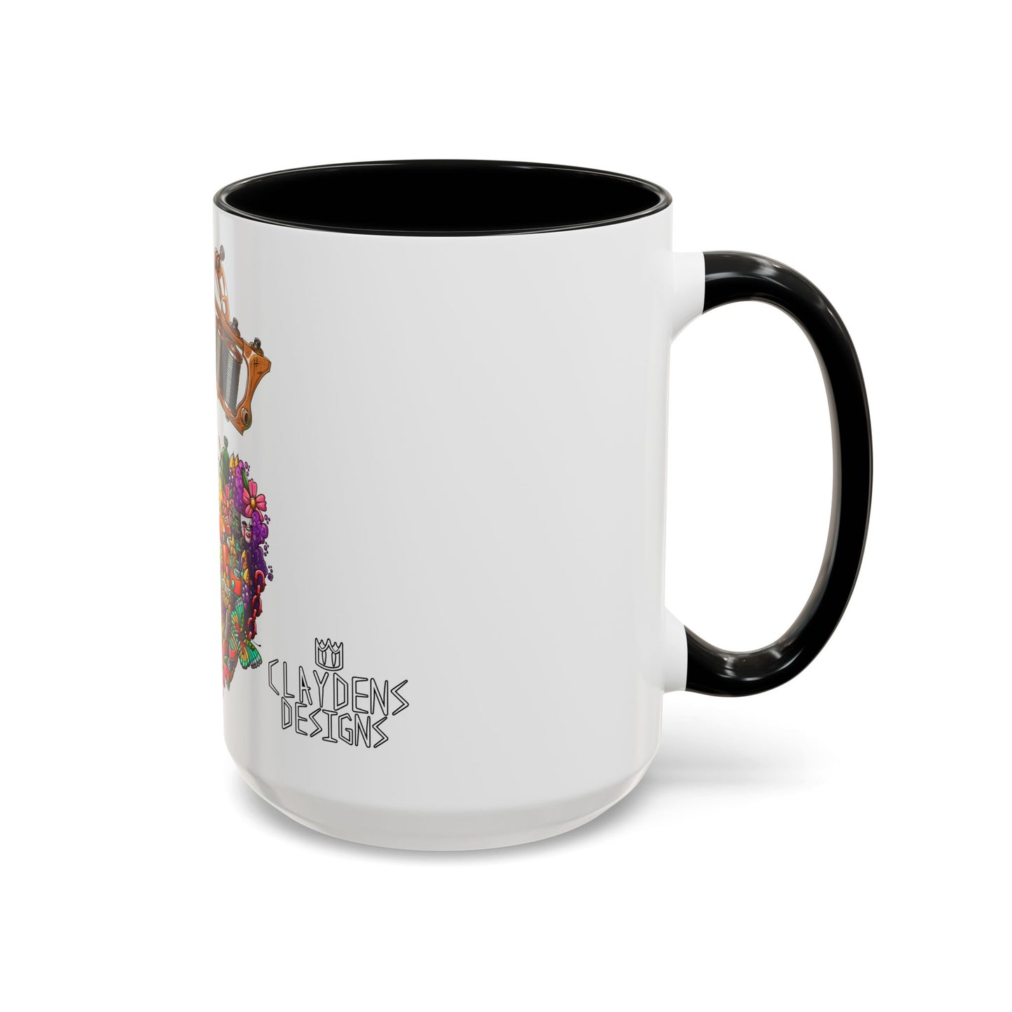 Accent Coffee Mug-Doodle Tattoo