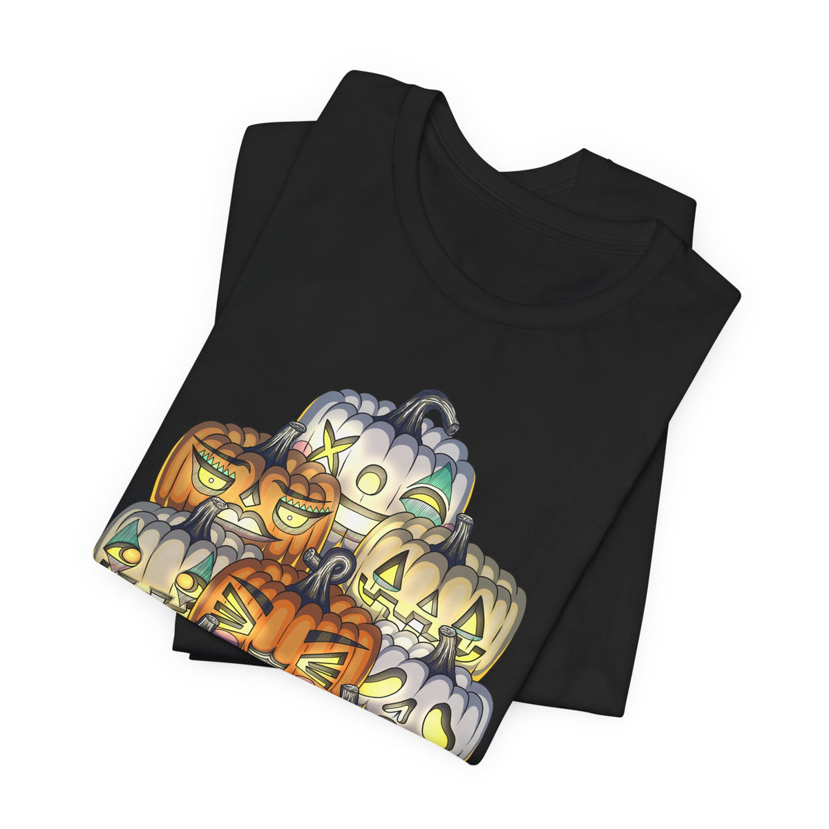 Halloween Pumpkin Unisex Jersey Short Sleeve Tee