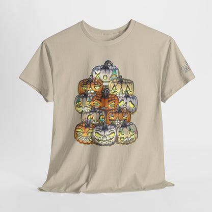 Halloween Pumpkin Unisex Heavy Cotton Tee