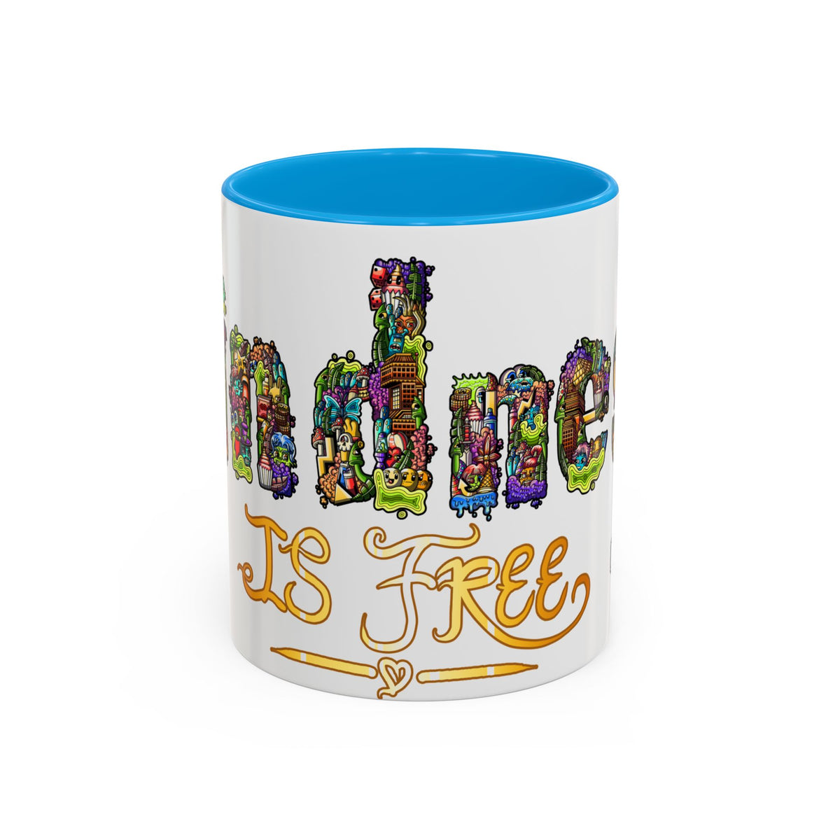 Kindness is Free Colorful Mugs (11oz, 15oz)