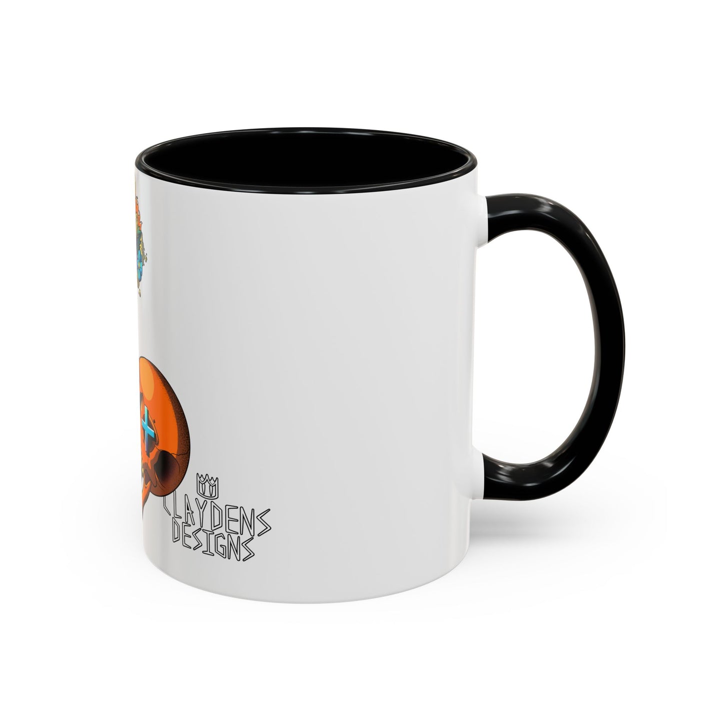 Accent Coffee Mug-Doodle Skull