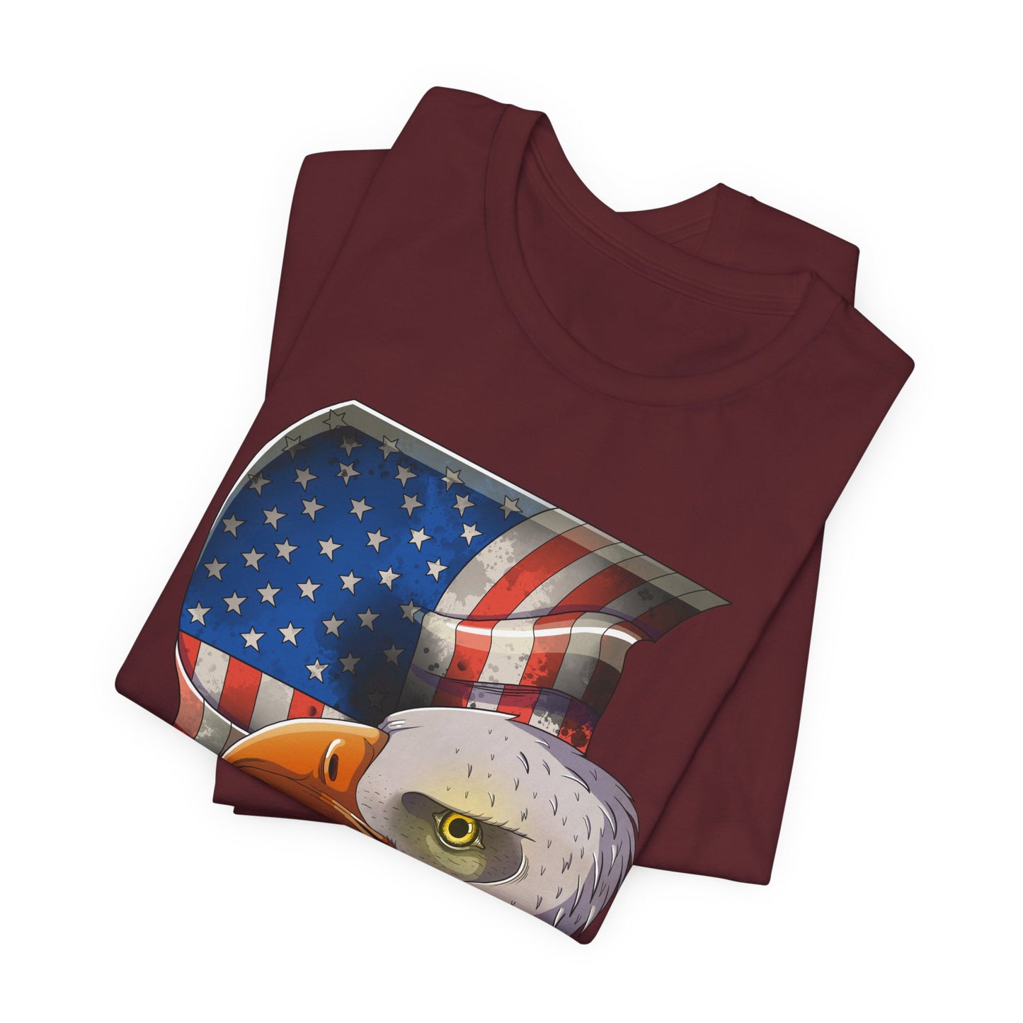 Bella+Canvas Unisex Jersey Short Sleeve Tee with print on sleeve