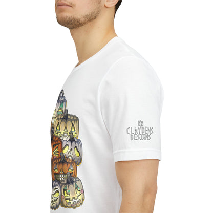 Halloween Pumpkin Unisex Jersey Short Sleeve Tee