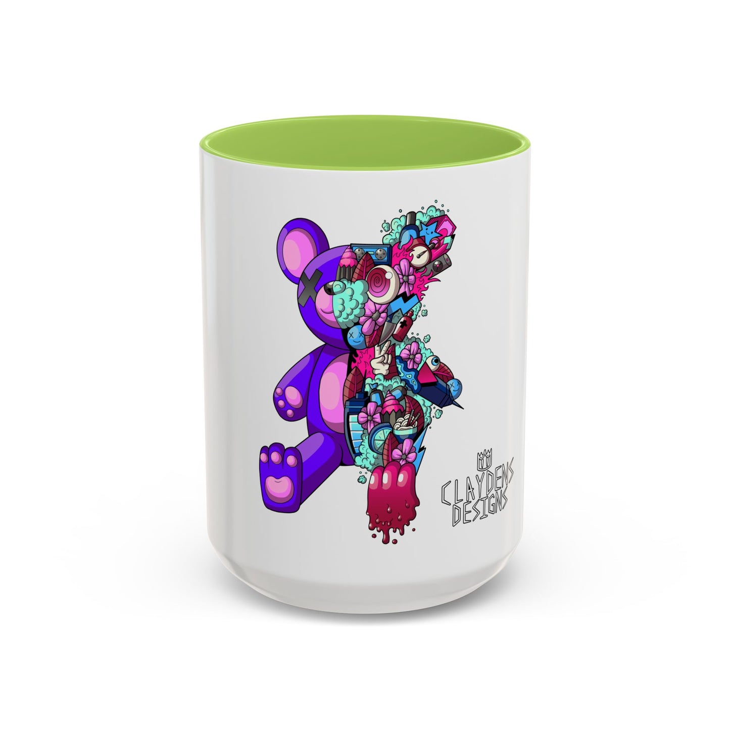 Accent Coffee Mug-Doodle Teddy