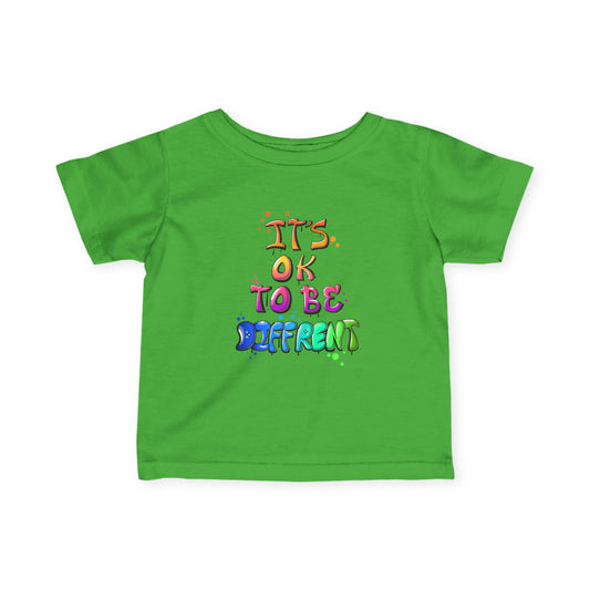 Infant Fine Jersey Tee- It's OK to be Different