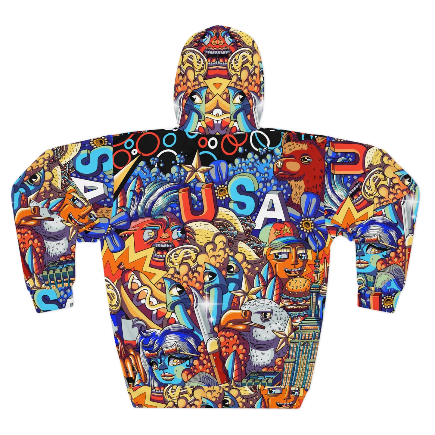 Unisex Pullover Hoodie-USA