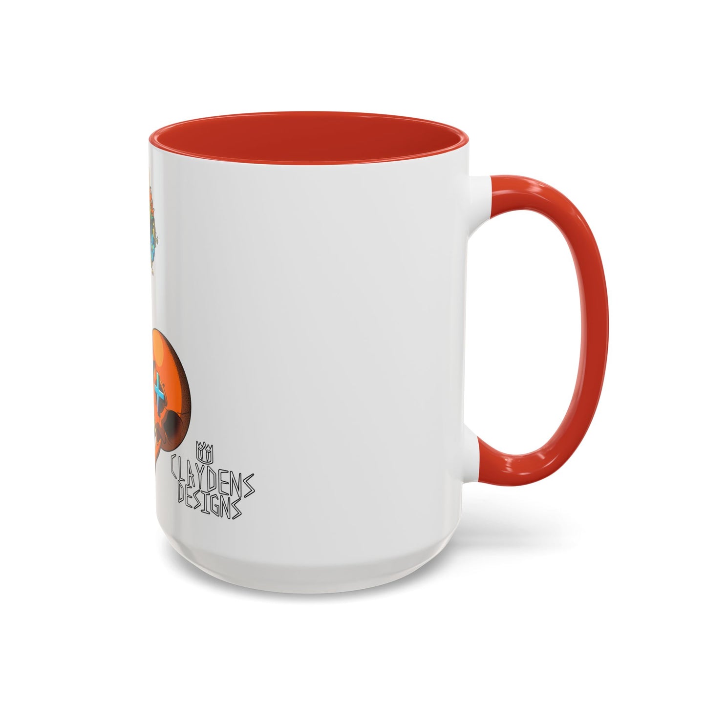 Accent Coffee Mug-Doodle Skull