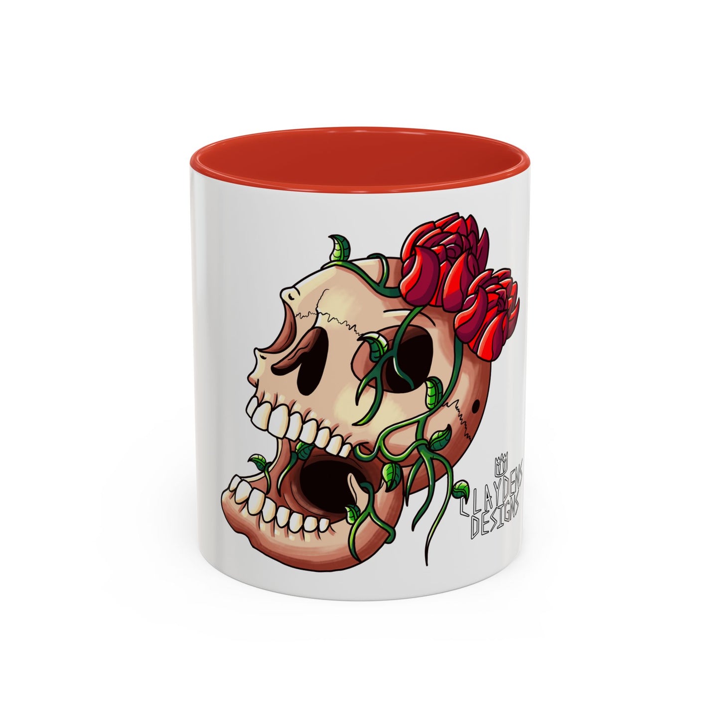 Accent Coffee Mug-Skull design