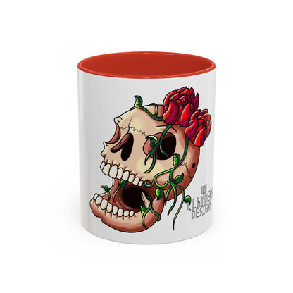 Accent Coffee Mug-Skull design