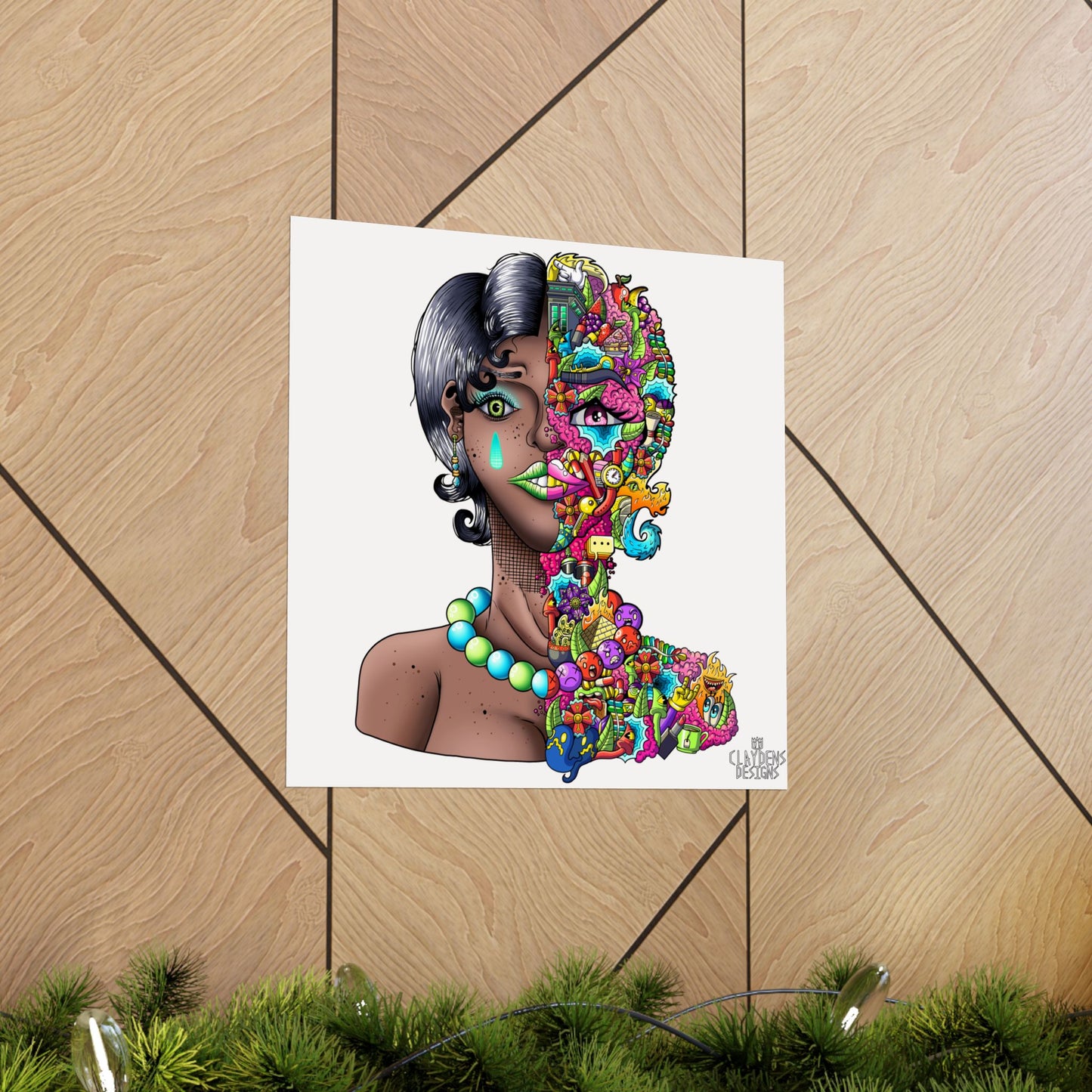 Doodle Girl Poster