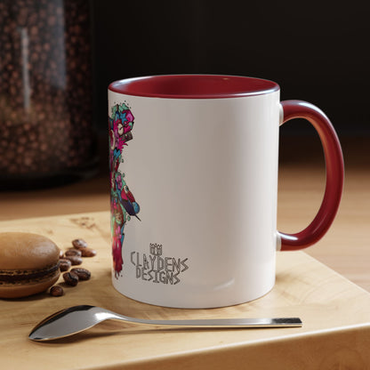 Accent Coffee Mug-Doodle Teddy
