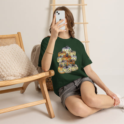 Halloween Pumpkin Unisex Heavy Cotton Tee