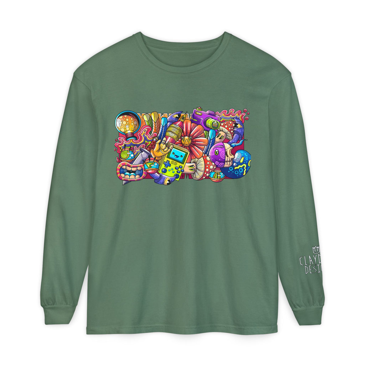 Unisex Garment-dyed Long Sleeve T-Shirt