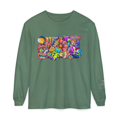 Unisex Garment-dyed Long Sleeve T-Shirt