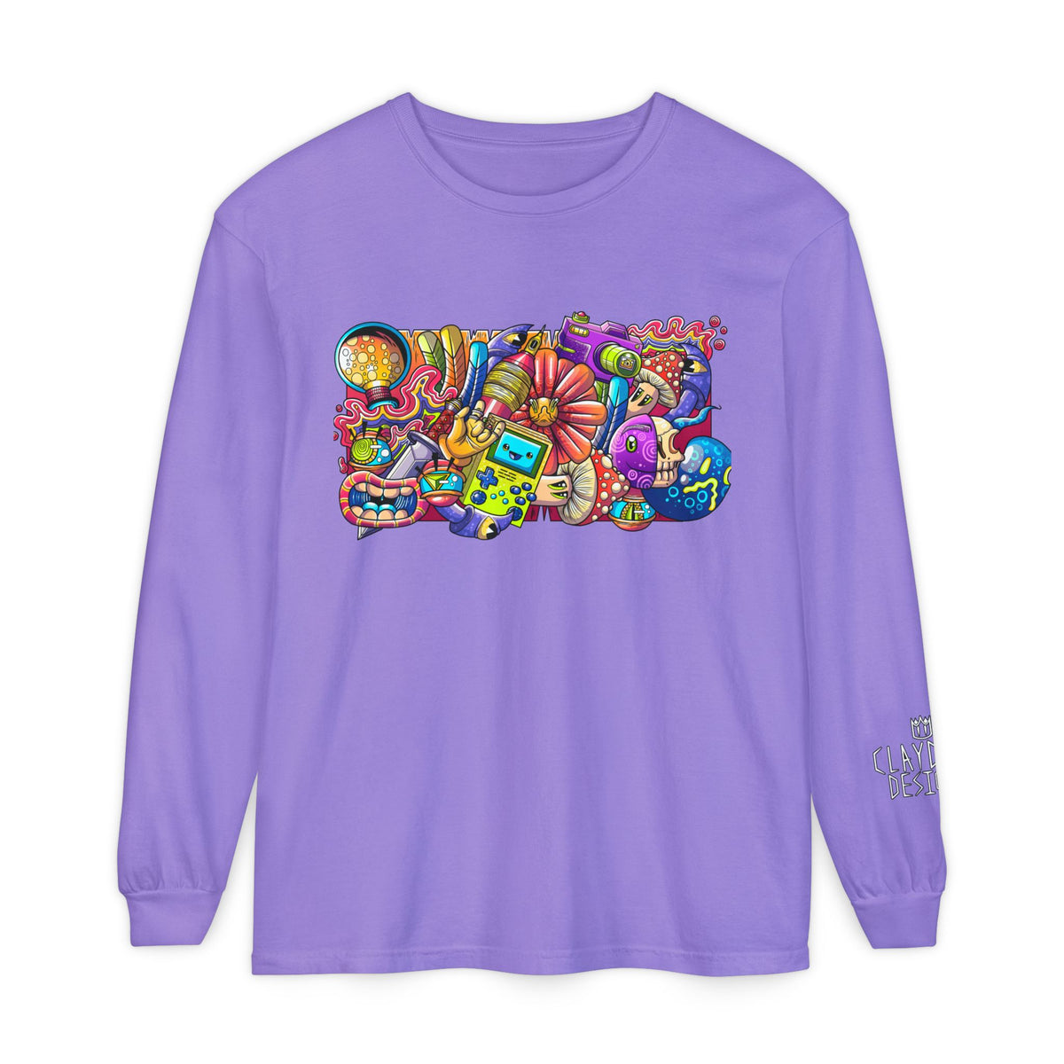 Unisex Garment-dyed Long Sleeve T-Shirt