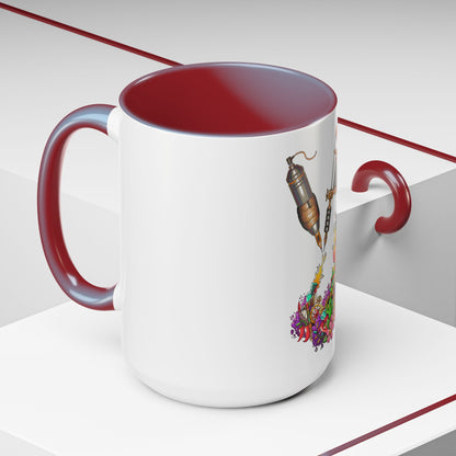 Accent Coffee Mug-Doodle Tattoo