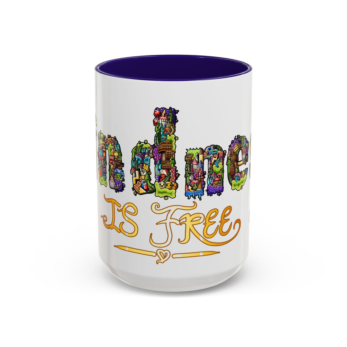 Kindness is Free Colorful Mugs (11oz, 15oz)