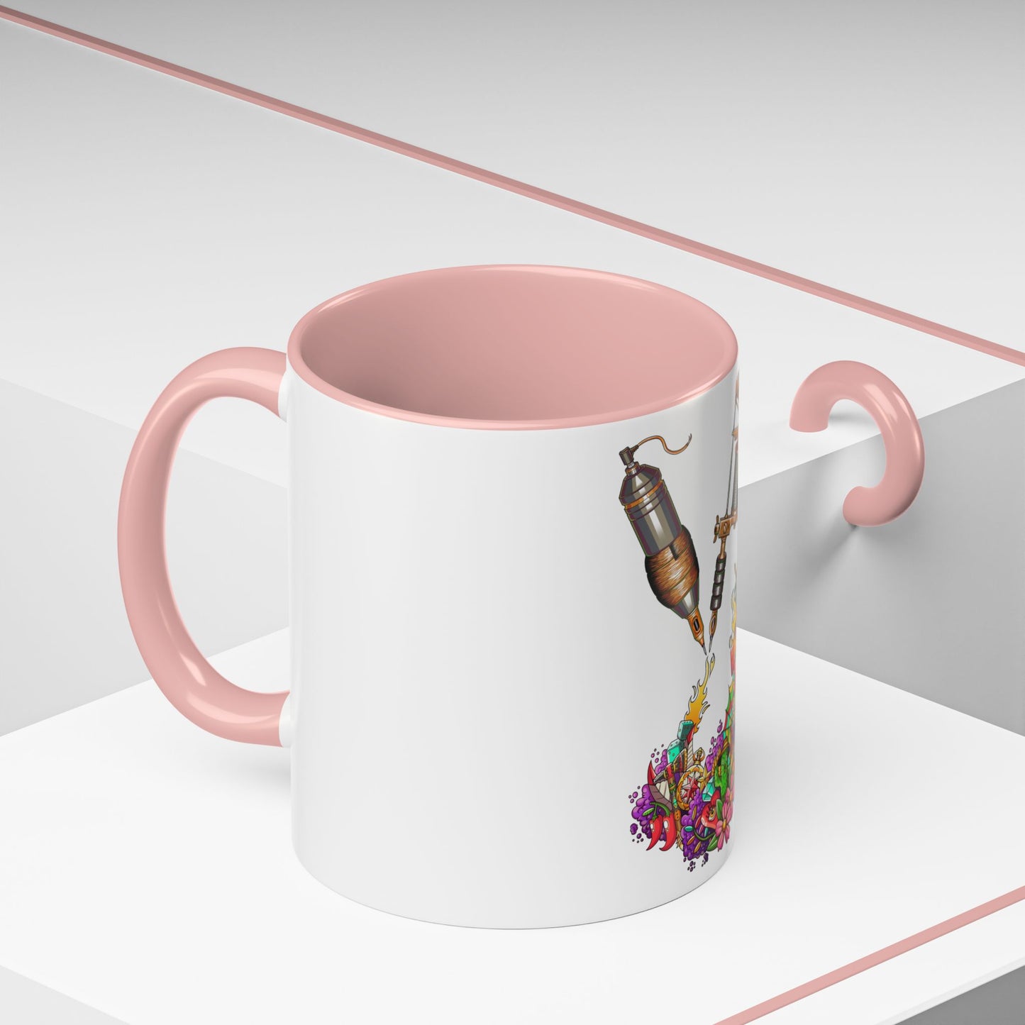 Accent Coffee Mug-Doodle Tattoo