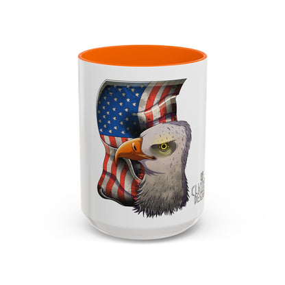 Accent Coffee Mug-American Flag