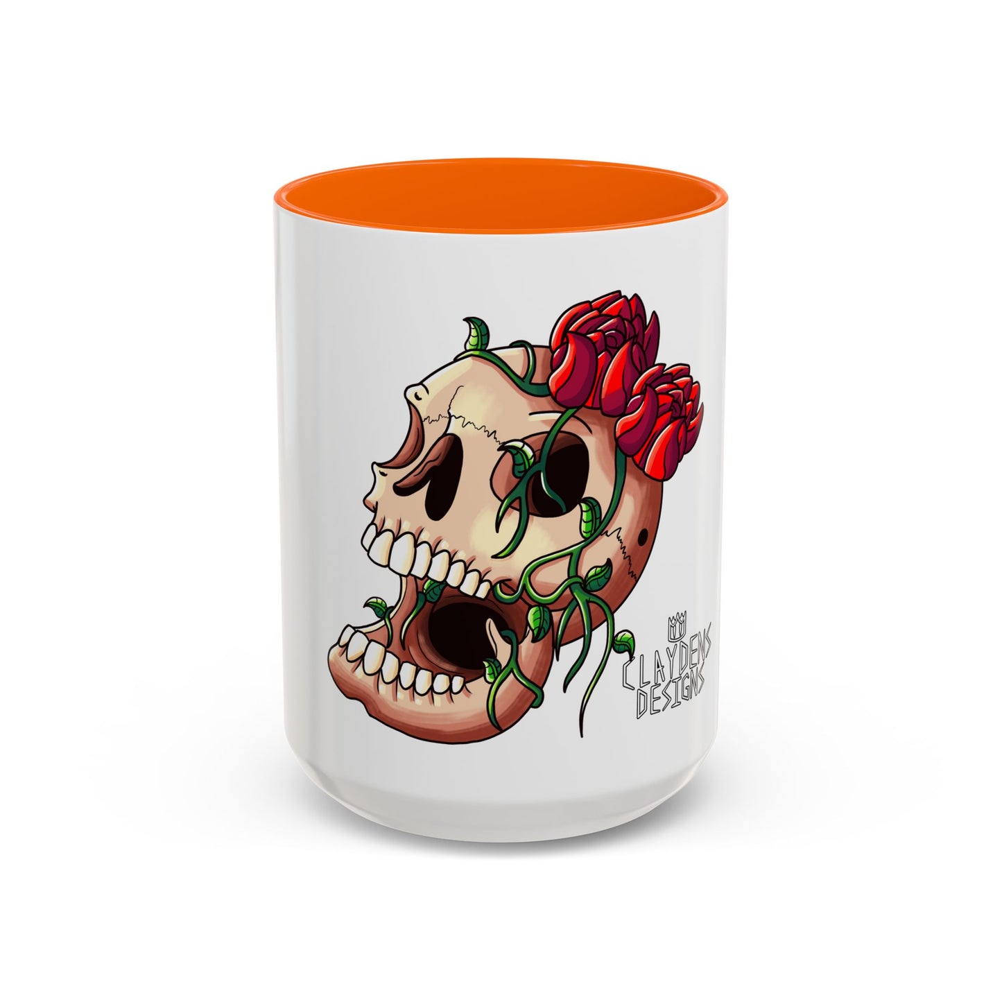 Accent Coffee Mug-Skull design