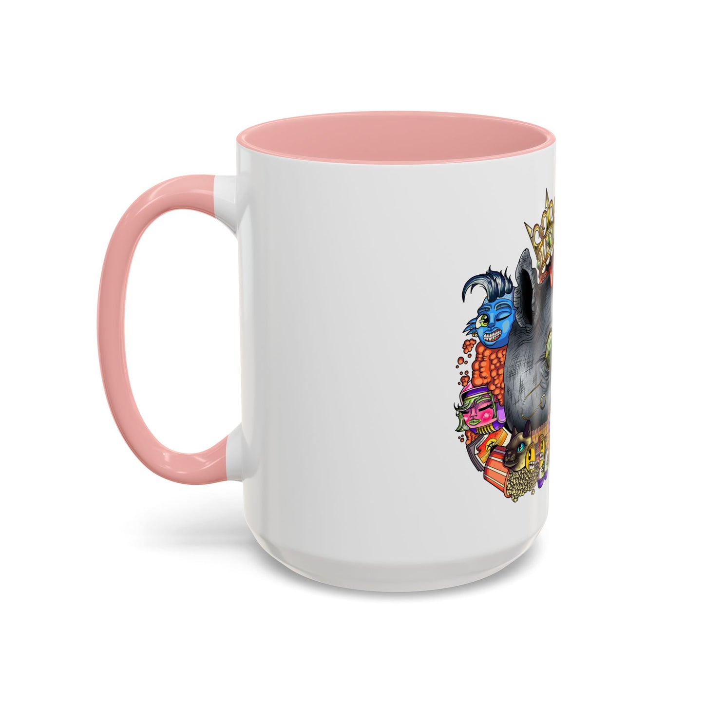 Accent Coffee Mug-Doodle Rhino