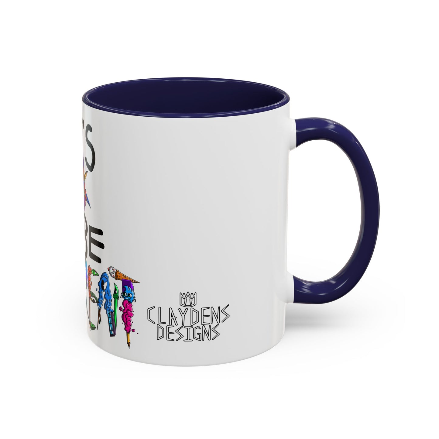 Accent Coffee Mug-Doodle It's OK to be Different