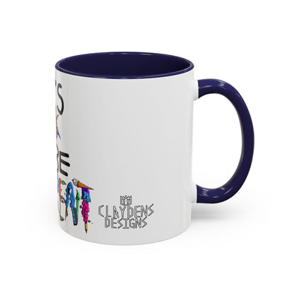 Accent Coffee Mug-Doodle It's OK to be Different