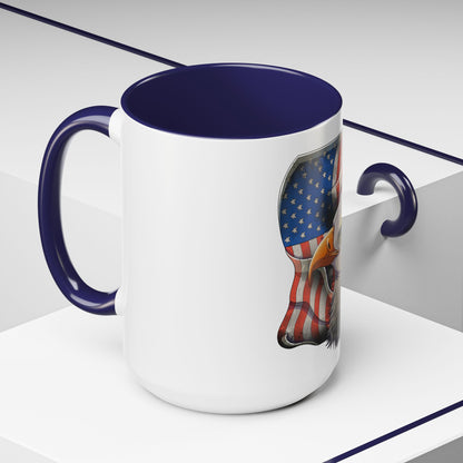Accent Coffee Mug-American Flag