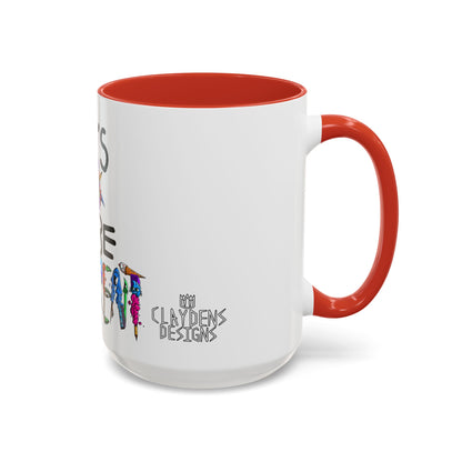 Accent Coffee Mug-Doodle It's OK to be Different