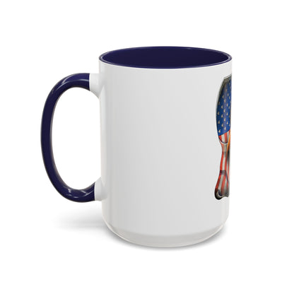 Accent Coffee Mug-American Flag