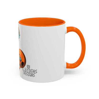 Accent Coffee Mug-Doodle Skull