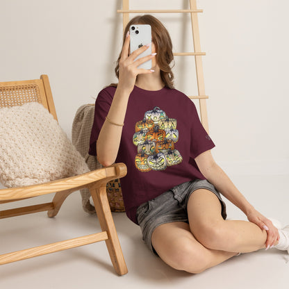 Halloween Pumpkin Unisex Heavy Cotton Tee