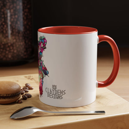 Accent Coffee Mug-Doodle Teddy