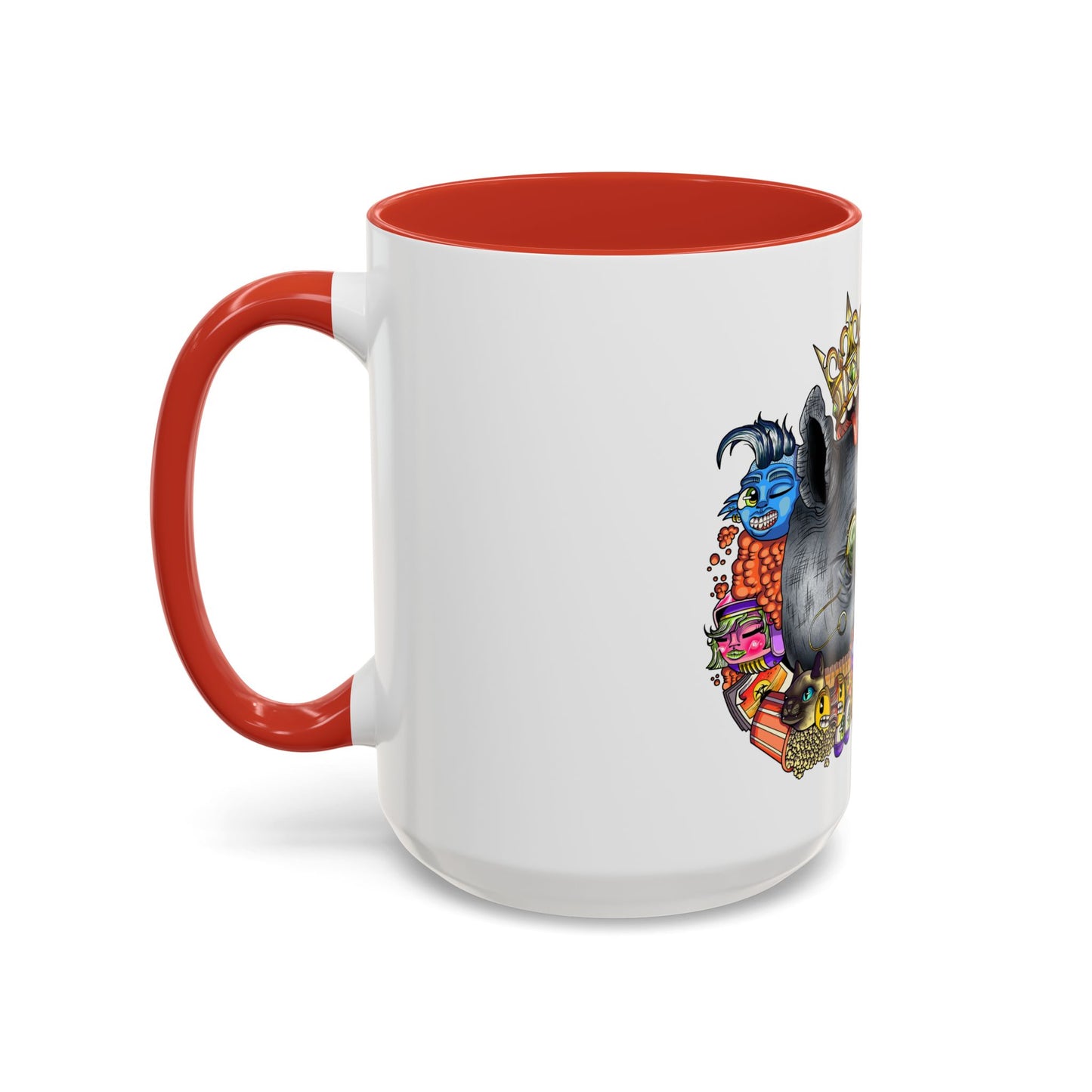 Accent Coffee Mug-Doodle Rhino