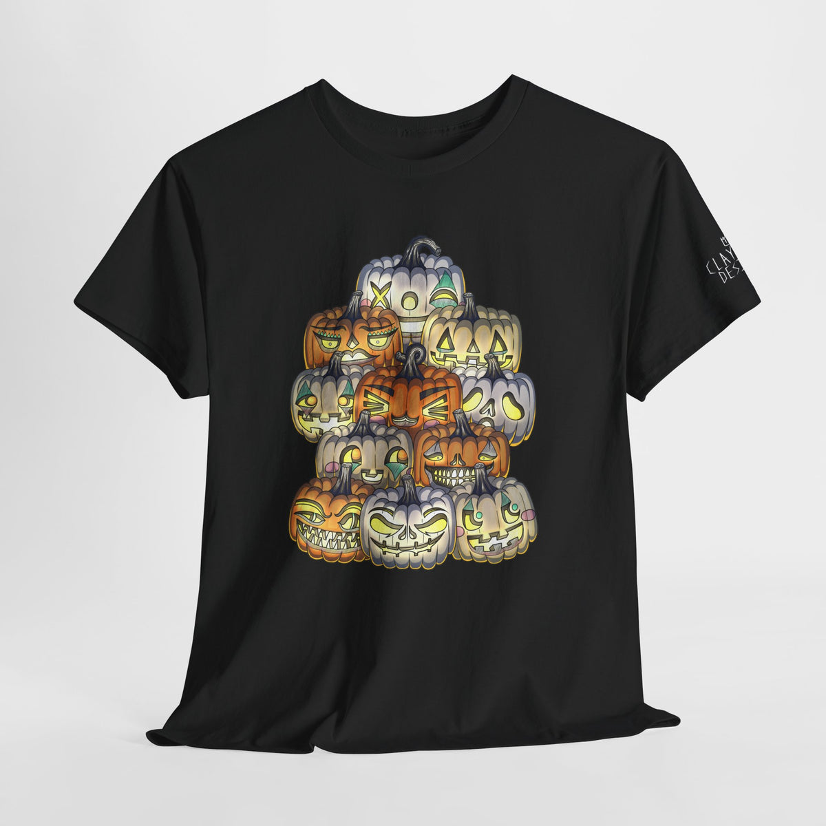 Halloween Pumpkin Unisex Heavy Cotton Tee
