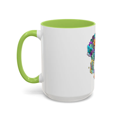 Accent Coffee Mug-Doodle Skull