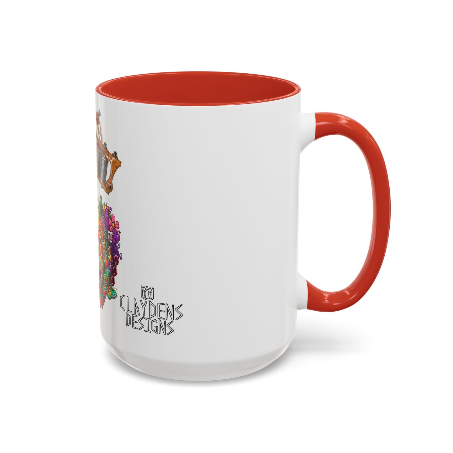 Accent Coffee Mug-Doodle Tattoo