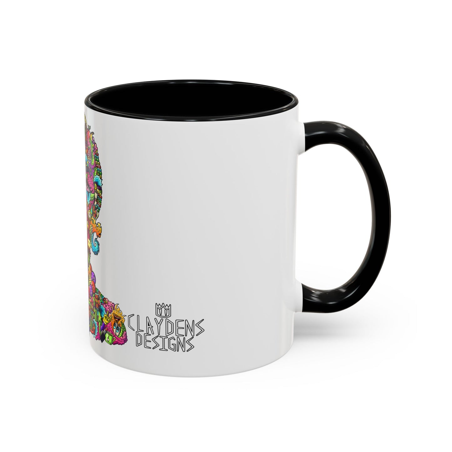 Accent Coffee Mug-Doodle Girl