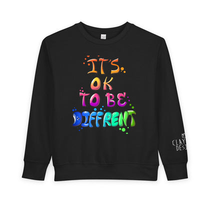 Toddler Sweatshirt-It's OK to be Different