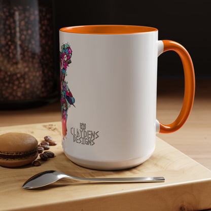 Accent Coffee Mug-Doodle Teddy