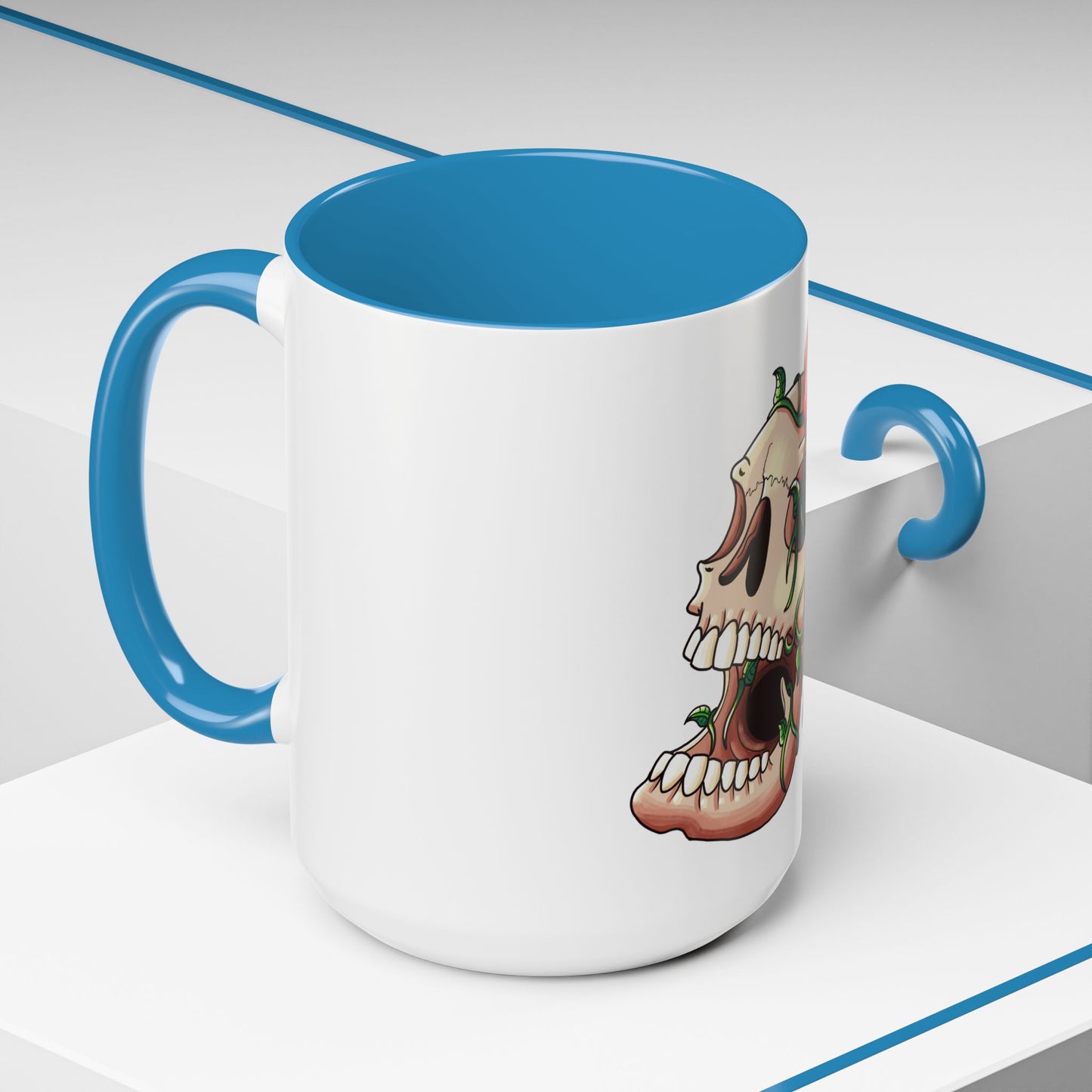 Accent Coffee Mug-Skull design