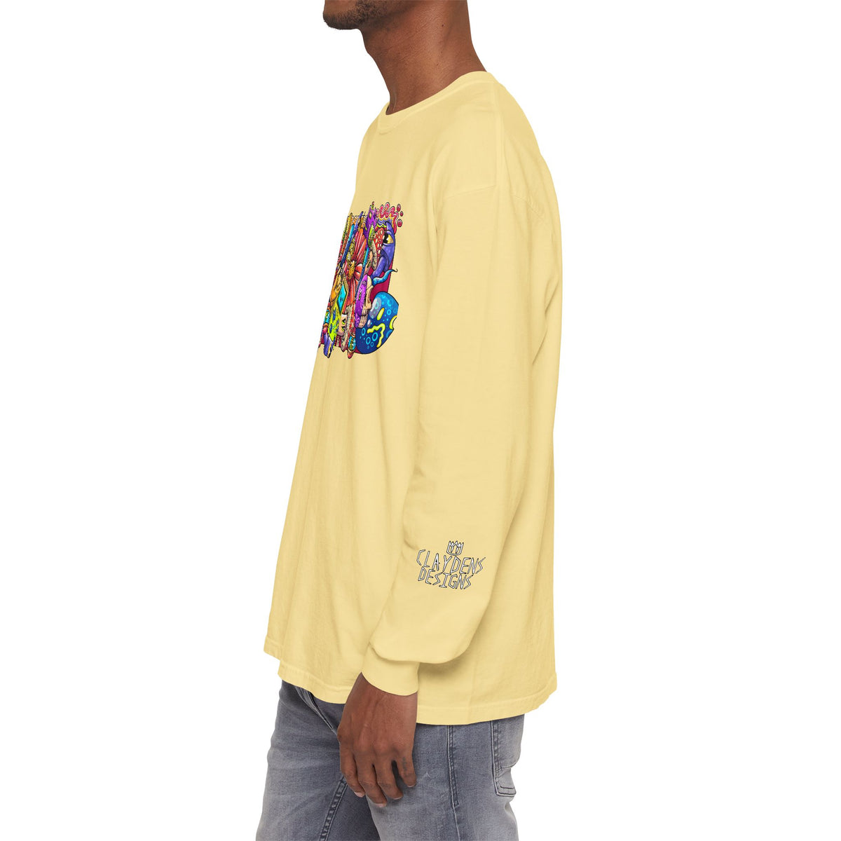 Unisex Garment-dyed Long Sleeve T-Shirt