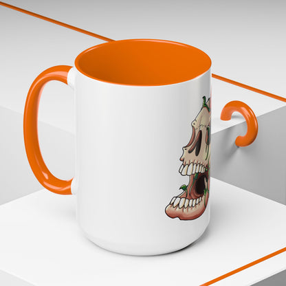 Accent Coffee Mug-Skull design