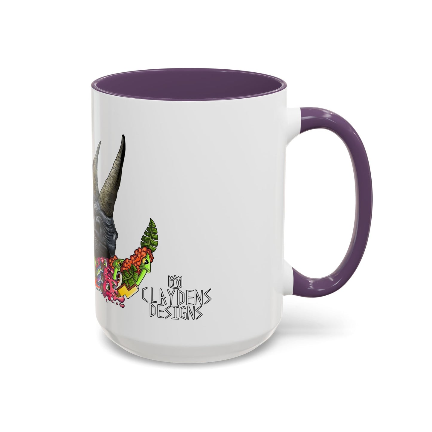 Accent Coffee Mug-Doodle Rhino