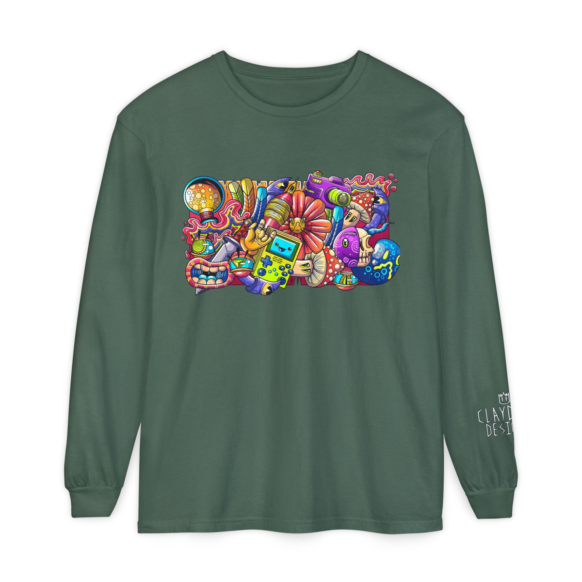 Unisex Garment-dyed Long Sleeve T-Shirt