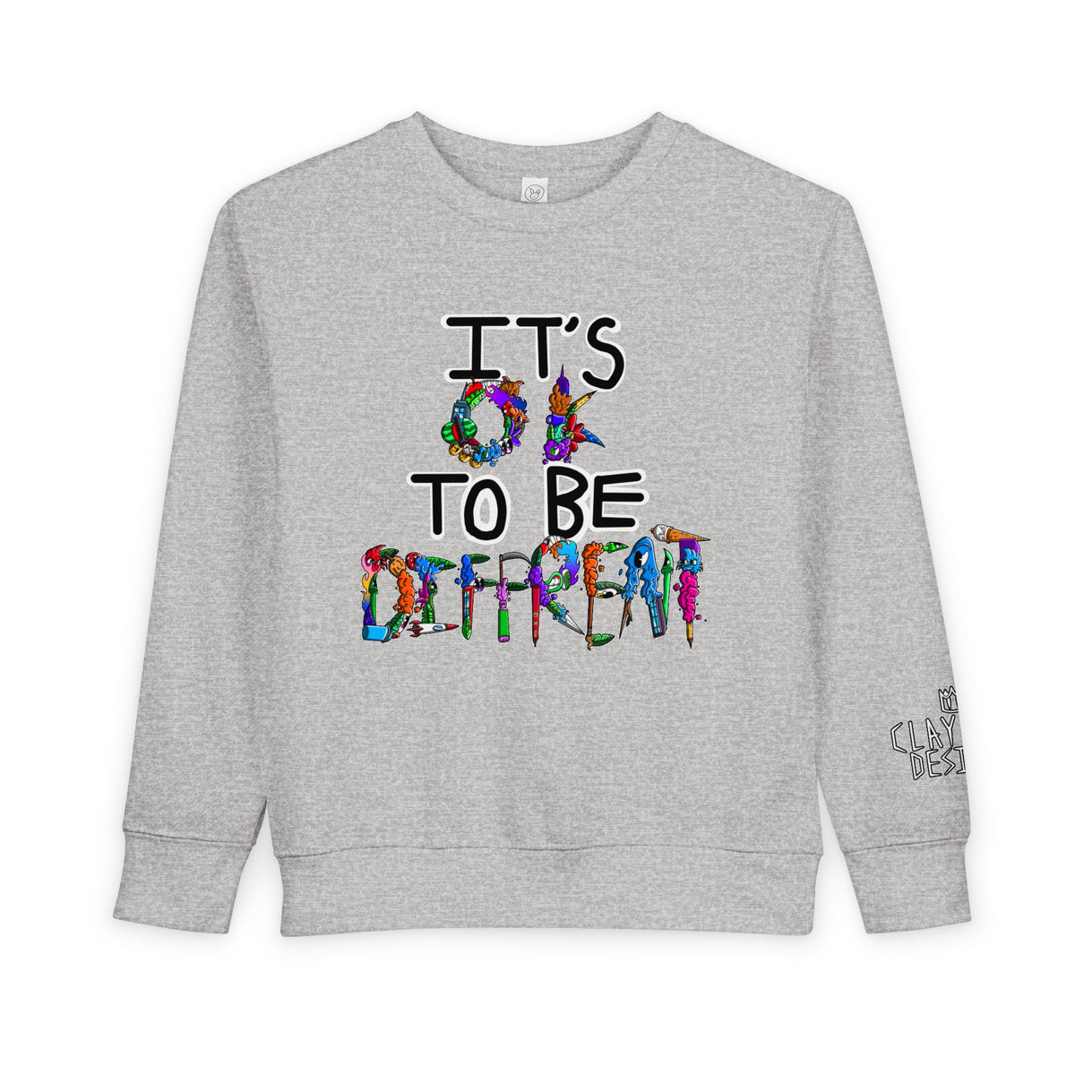 Toddler Sweatshirt-It's OK to be Different