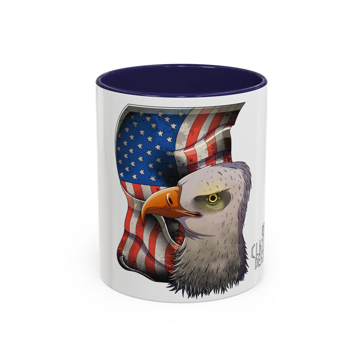 Accent Coffee Mug-American Flag