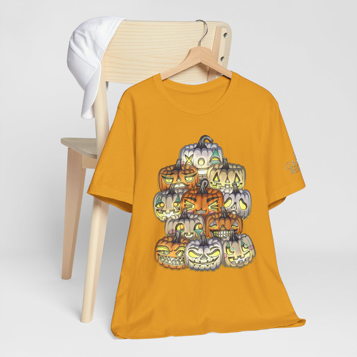Halloween Pumpkin Unisex Jersey Short Sleeve Tee