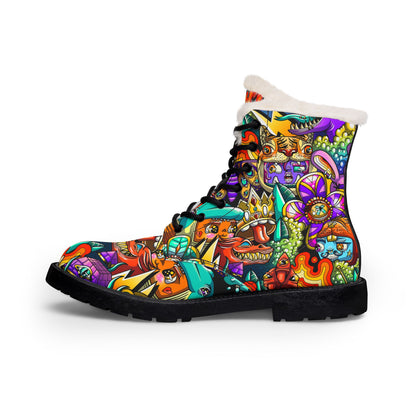 Women's Fur and Leather Boots